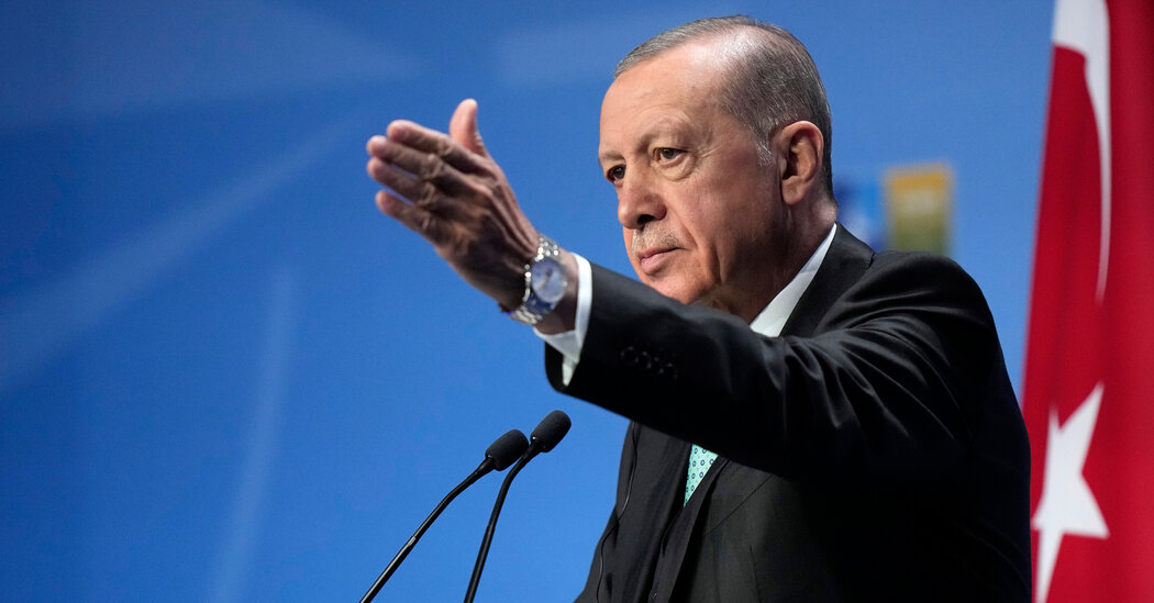 Erdogan Says Yes, but Not So Fast, to Sweden’s NATO Bid