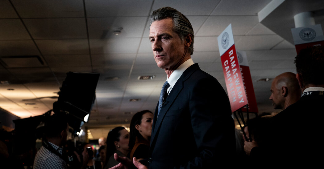 Newsom Emerges as Biden’s Top Surrogate But Promotes Himself, Too