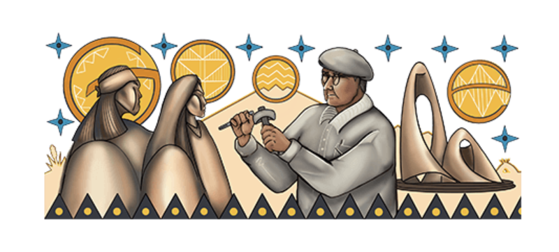 Google Commemorates Native American Heritage Month Doodle Devoted to Artist Allan Haozous